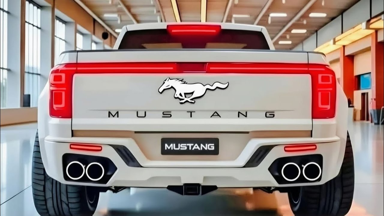 Concepto de Camioneta Pickup Ford Mustang 2026 | Potente Muscle Americano | Diseño Futurista de Ford