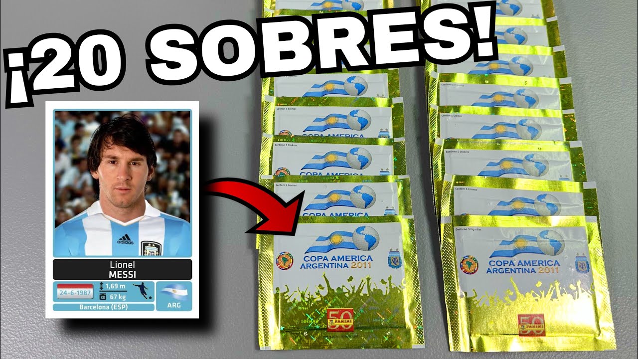 ¡BUSCANDO A MESSI EN 20 SOBRES DE LA COPA AMERICA 2011! - SE BUSCAN GOATS #5