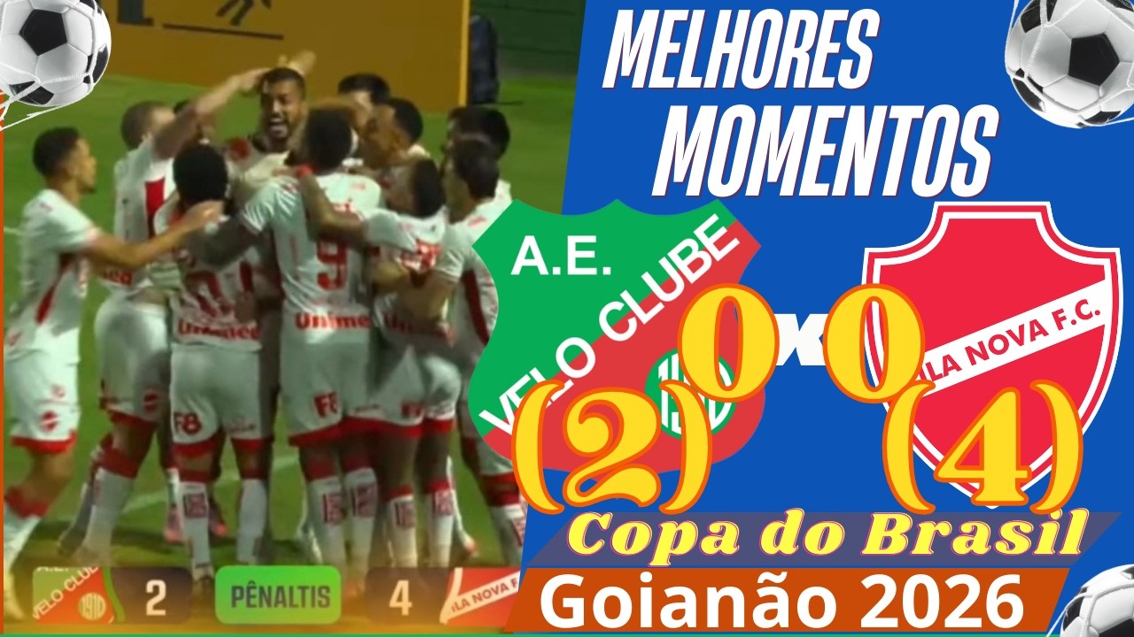 EMO&Ccedil;&Atilde;O dos P&Ecirc;MALTIS! Velo Clube (2) 0 x 0 (4) Vila Nova - Copa do Brasil 2026