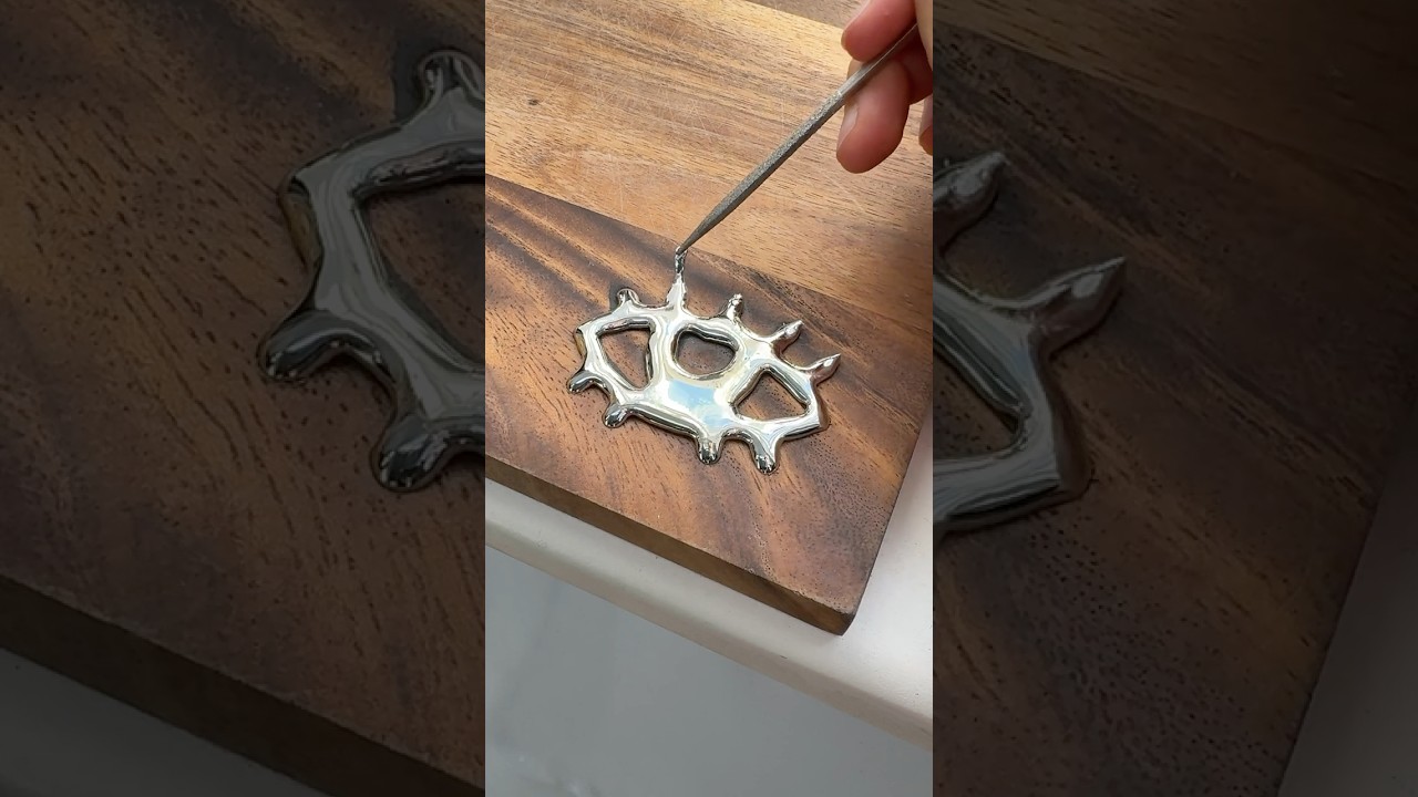 Metal Inlay in Wood