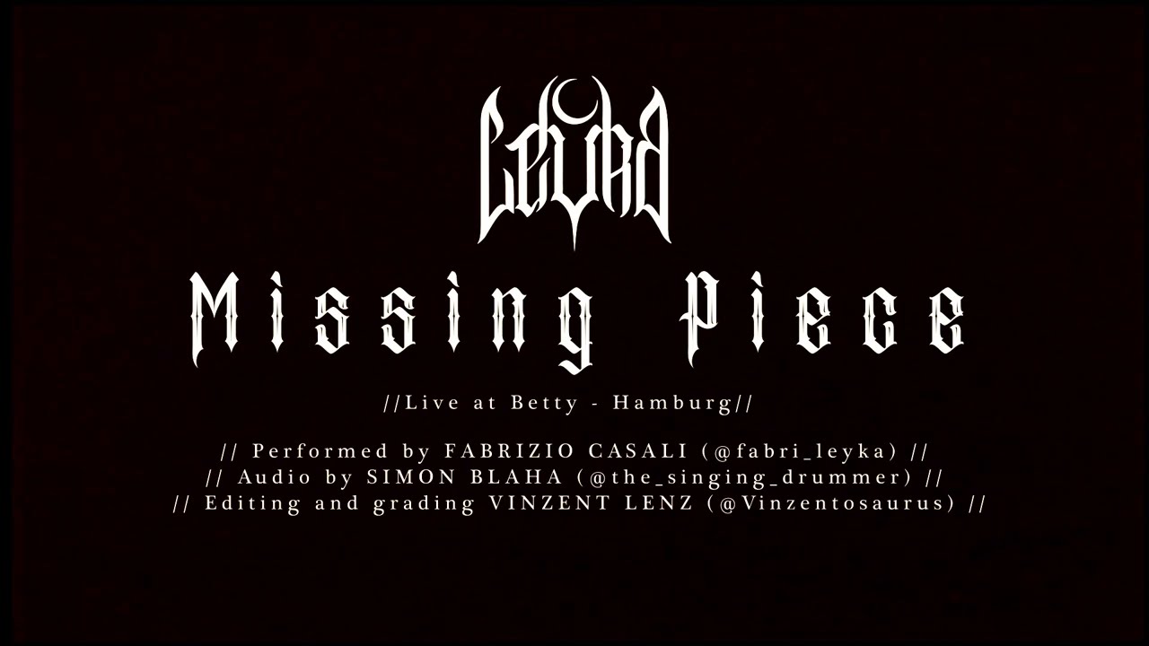 LEYKA - Missing Piece (Live in Hamburg - Drum Cam)