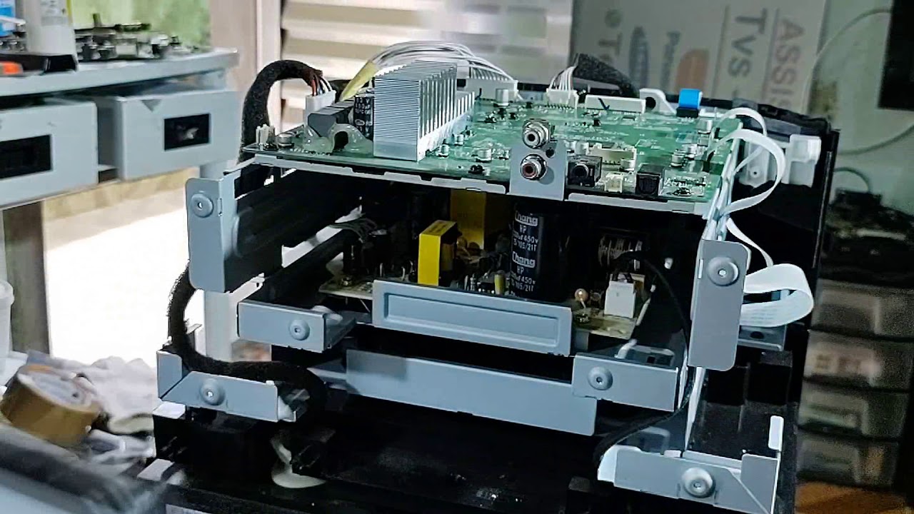 Como desmontar som LG mini Hi Fi OK75 e conserto  Não Liga