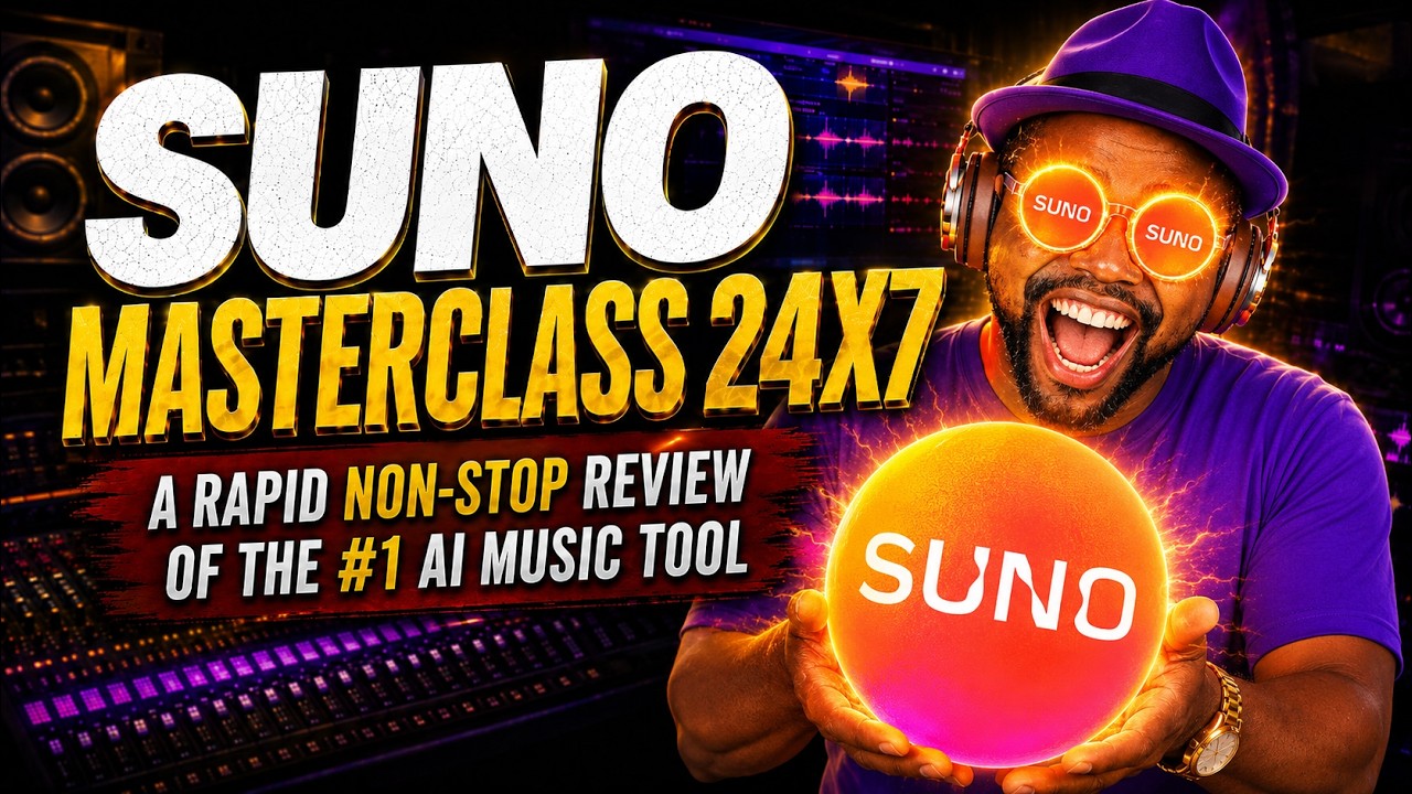 🔥SUNO Masterclass 24/7: The Complete AI Music Creator Blueprint