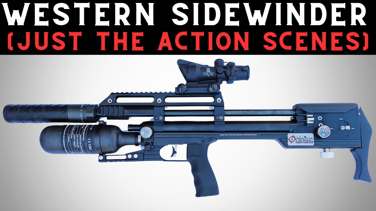 Только действие — стрельбище из Western Sidewinder 30 калибра. Только съёмка стрельбища, минимум ...
