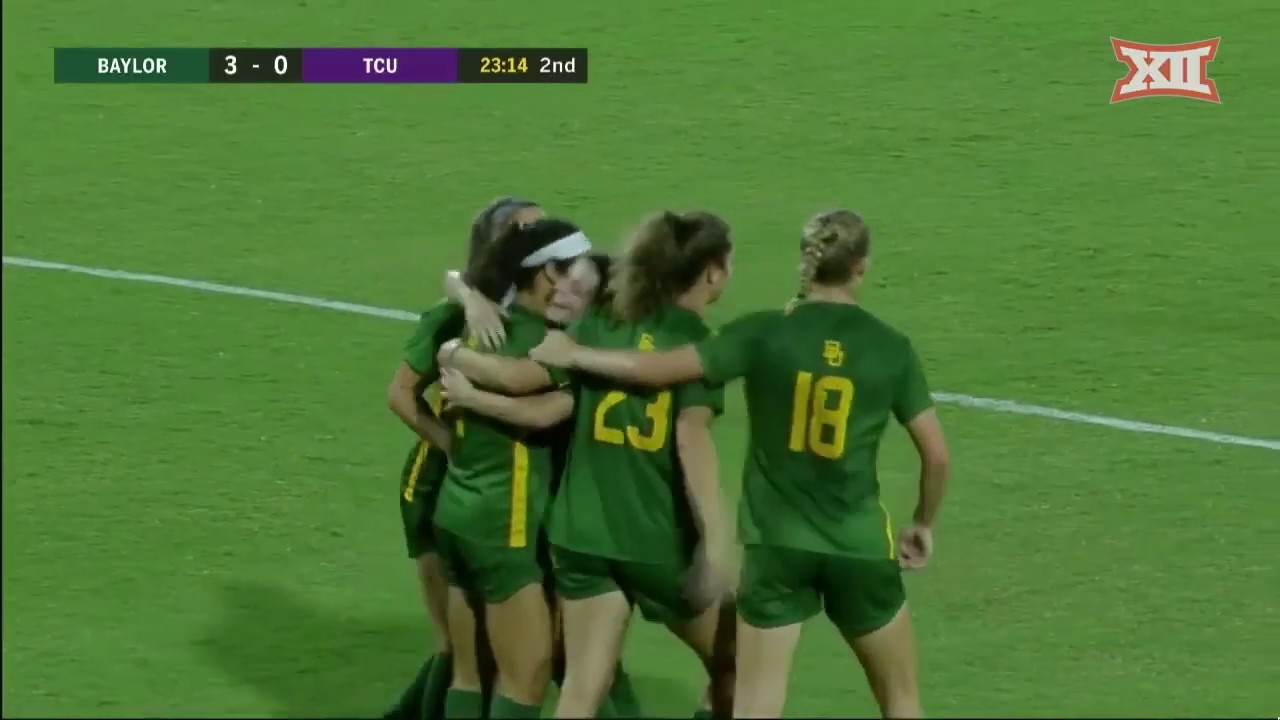 Baylor at TCU Soccer Highlights