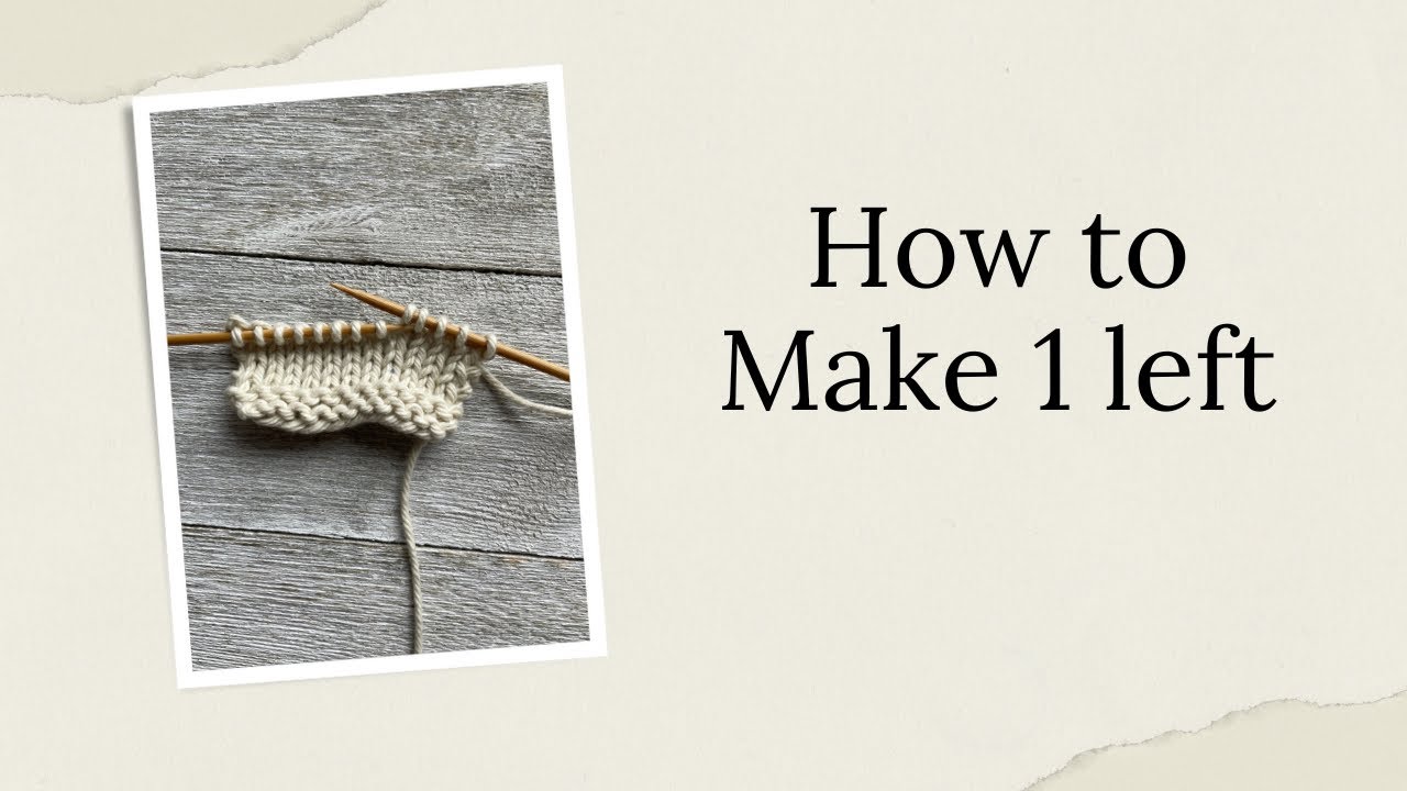 How to Make 1 Left (M1L)