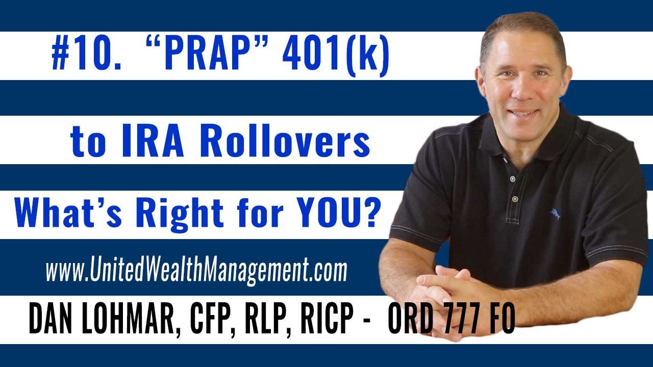 United PRAP 401(k)  Rollover to IRA