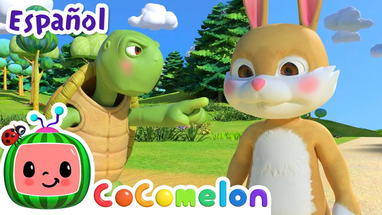 La tortuga y la liebre | Canciones Infantiles | Caricaturas para bebes | CoComelon en Espa&ntilde;ol