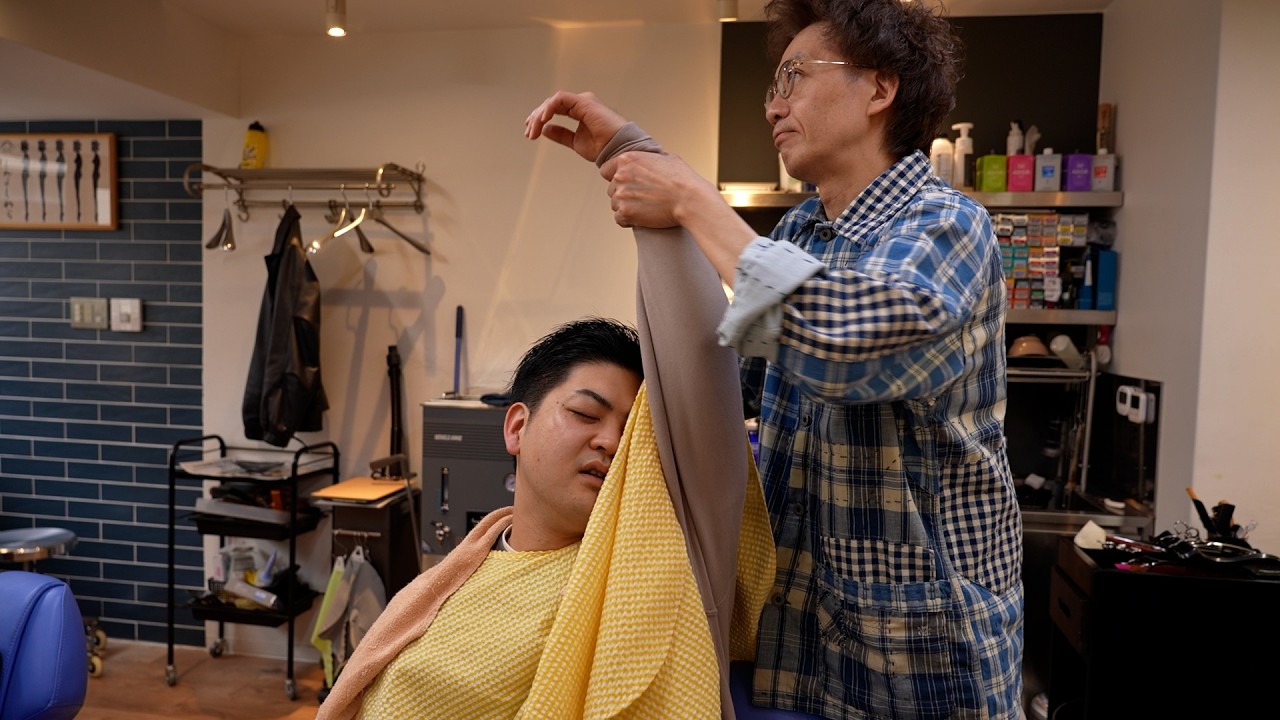 コリがほぐれる床屋マッサージ：荻窪の名店「WORK of HAIR Ds」で味わう総合調髪｜ヘアカット・シャンプー・シェービング・マッサージ