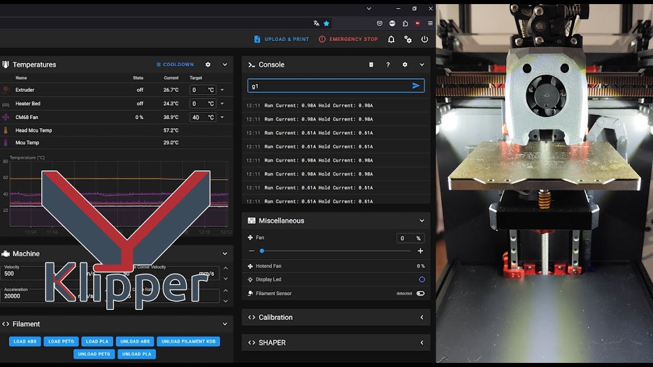 Calibración de PID en Klipper