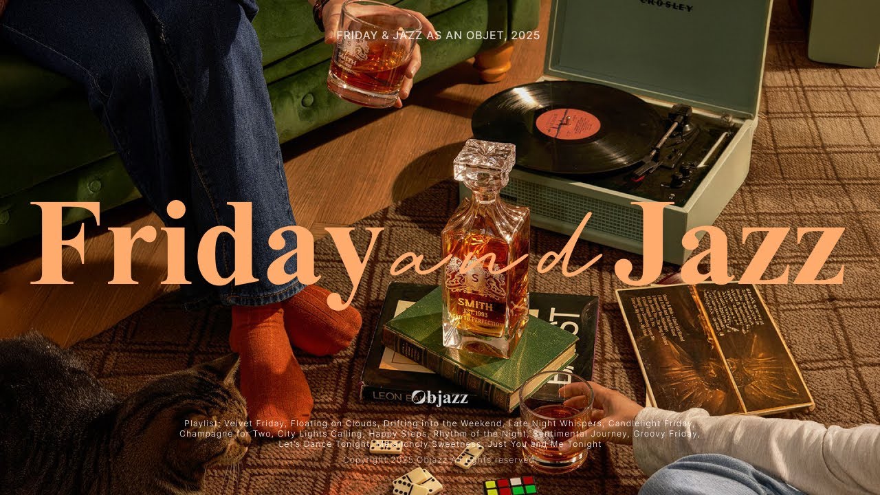 ​[Friday Jazz] Romantic City Night with Wine 🍷 Elegant Lounge Jazz for Your Special Date