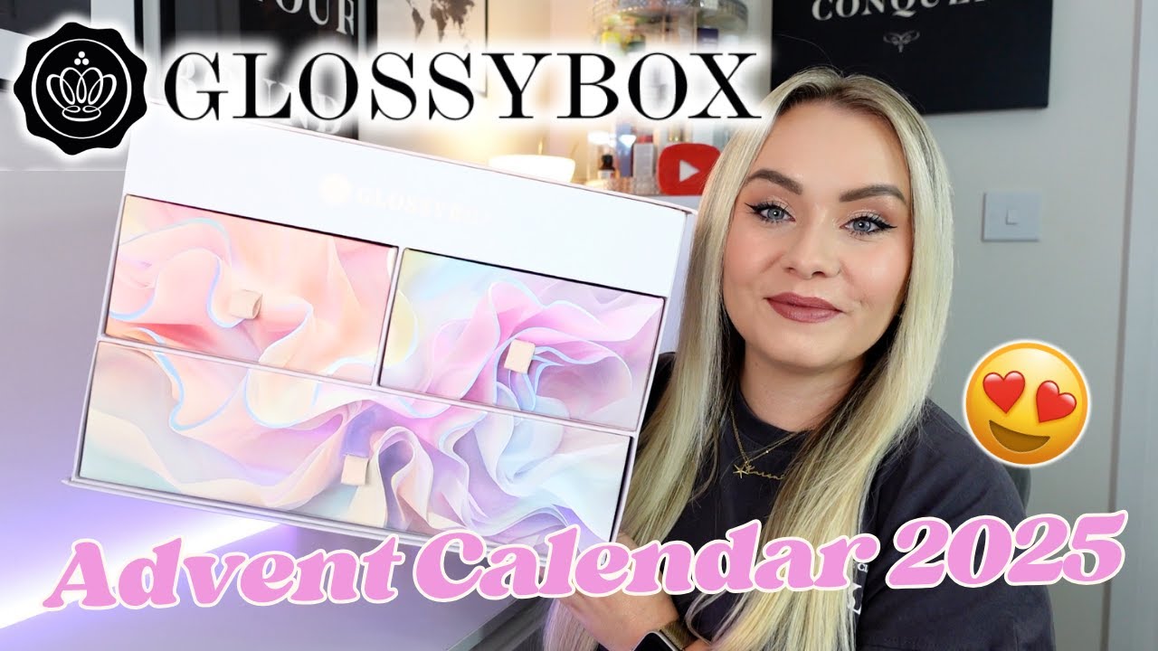 GLOSSYBOX ADVENT CALENDAR 2025 UNBOXING & REVIEW - WOW! 🤩  MISS BOUX