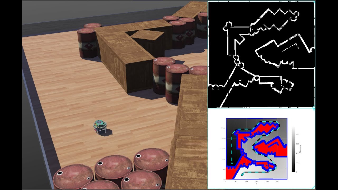 Webots: Mapping and Navigation