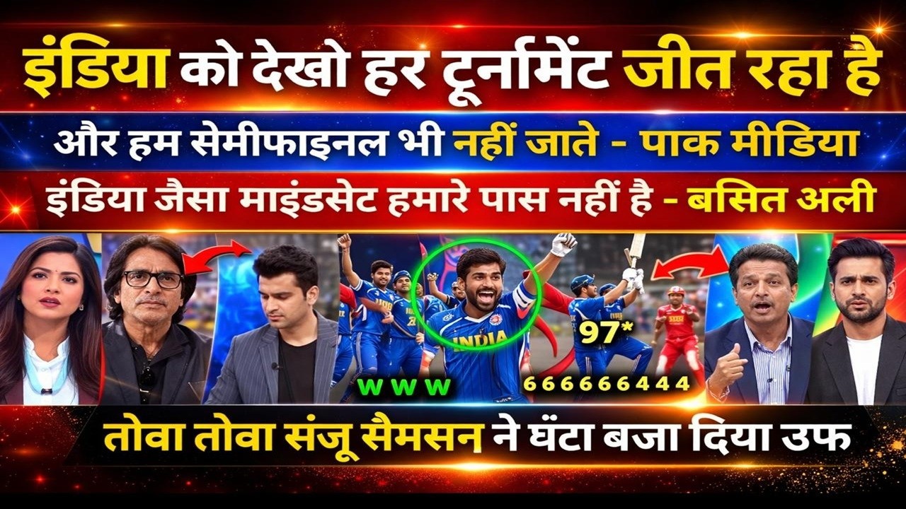 Pak Media Says “Look At India Winning Every Tournament, We Can't Even Reach Semi-Final” | Pak Reacts