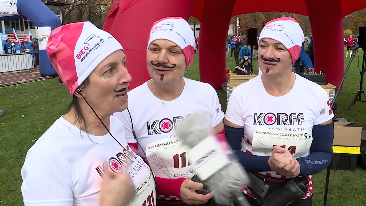 Wrocławski Bieg Niepodległości z wąsem