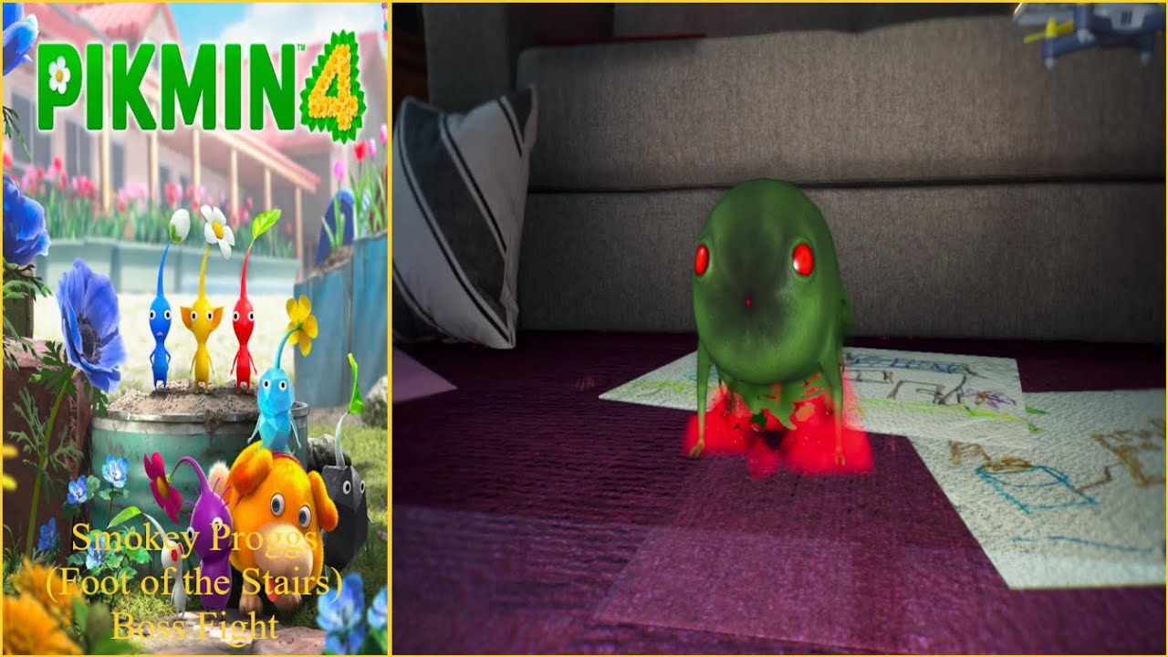 Pikmin 4 -  Smokey Proggs (Foot of the Stairs) Boss Fight