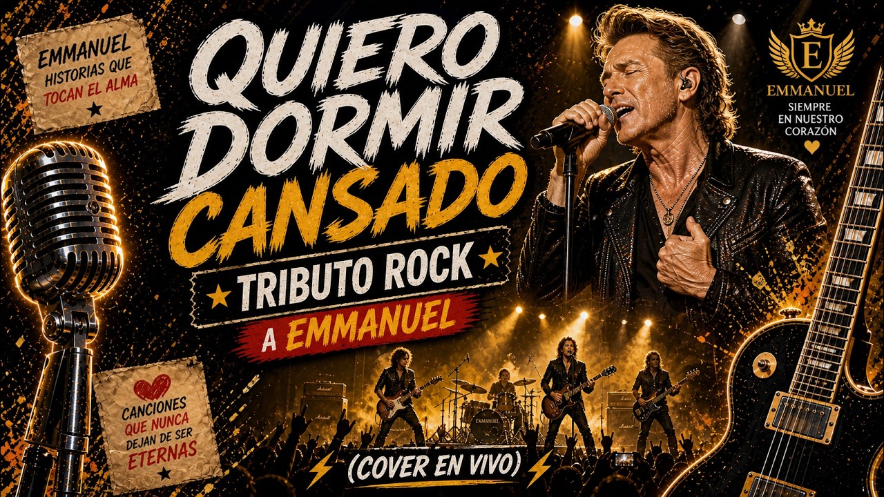 Quiero Dormir Cansado | Tributo Rock a Emmanuel