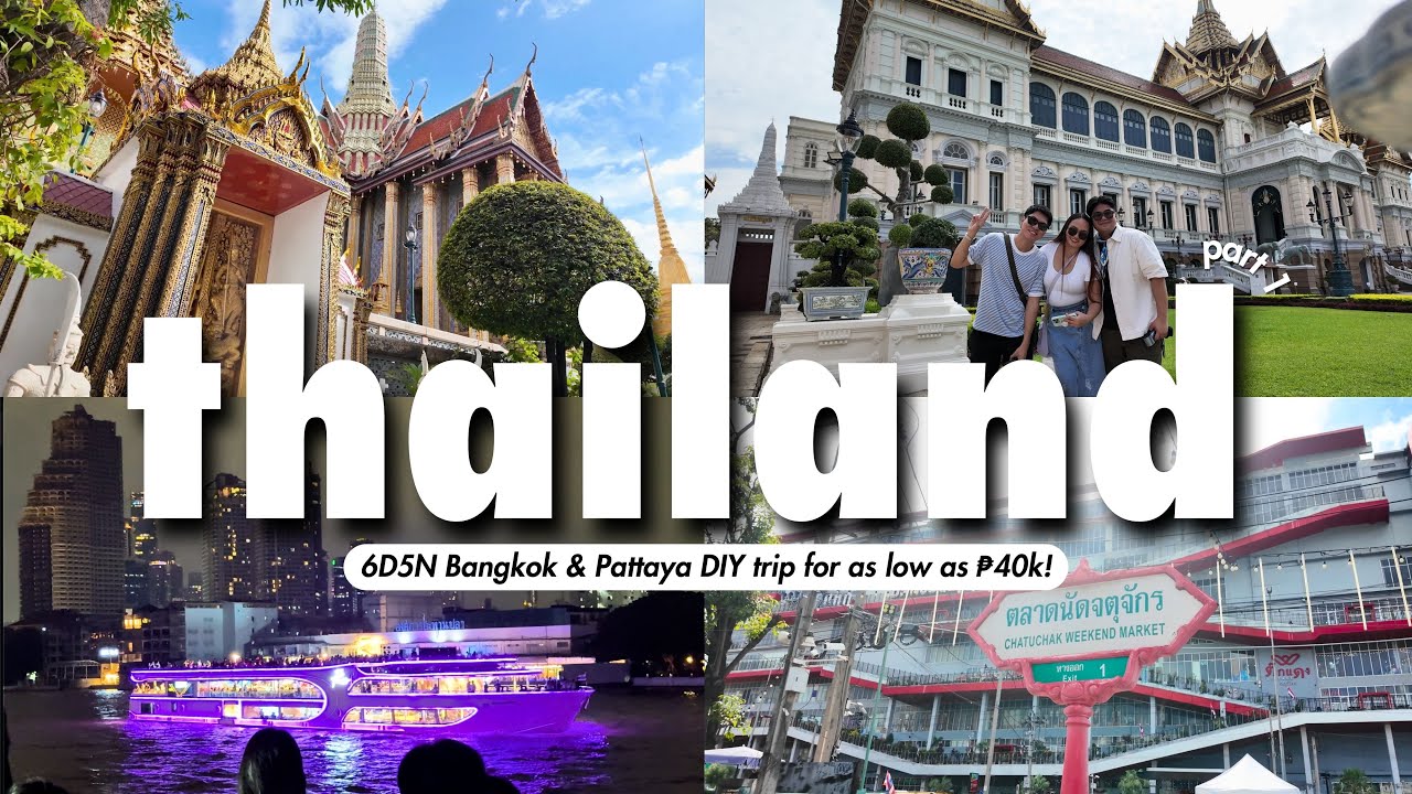 BANGKOK VLOG ♥ p1 (ascella hotel, chatukchak, grand palace, wat pho, chao praya cruise, big c!)