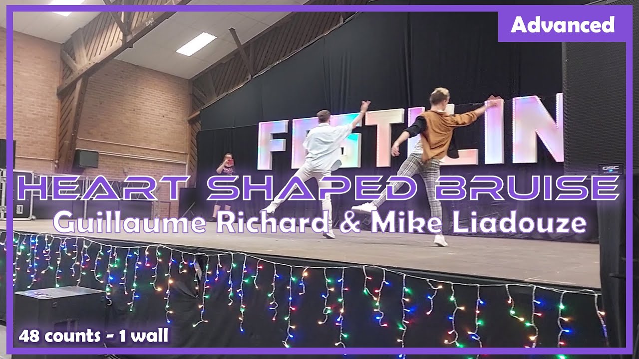 Heart Shaped Bruise - Line Dance (Demo & Tuto EN)