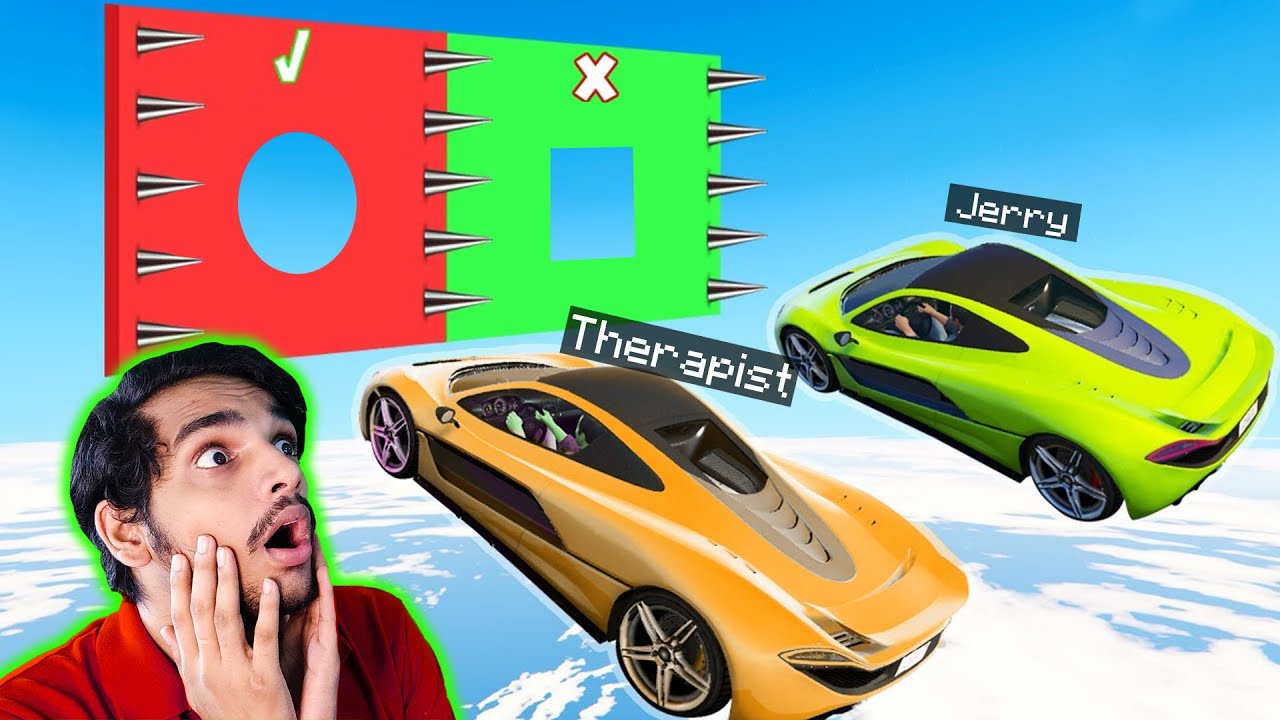 GTA 5 : ULTIMATE TROLL RACE ft@GAME THERAPIST !! MALAYALAM