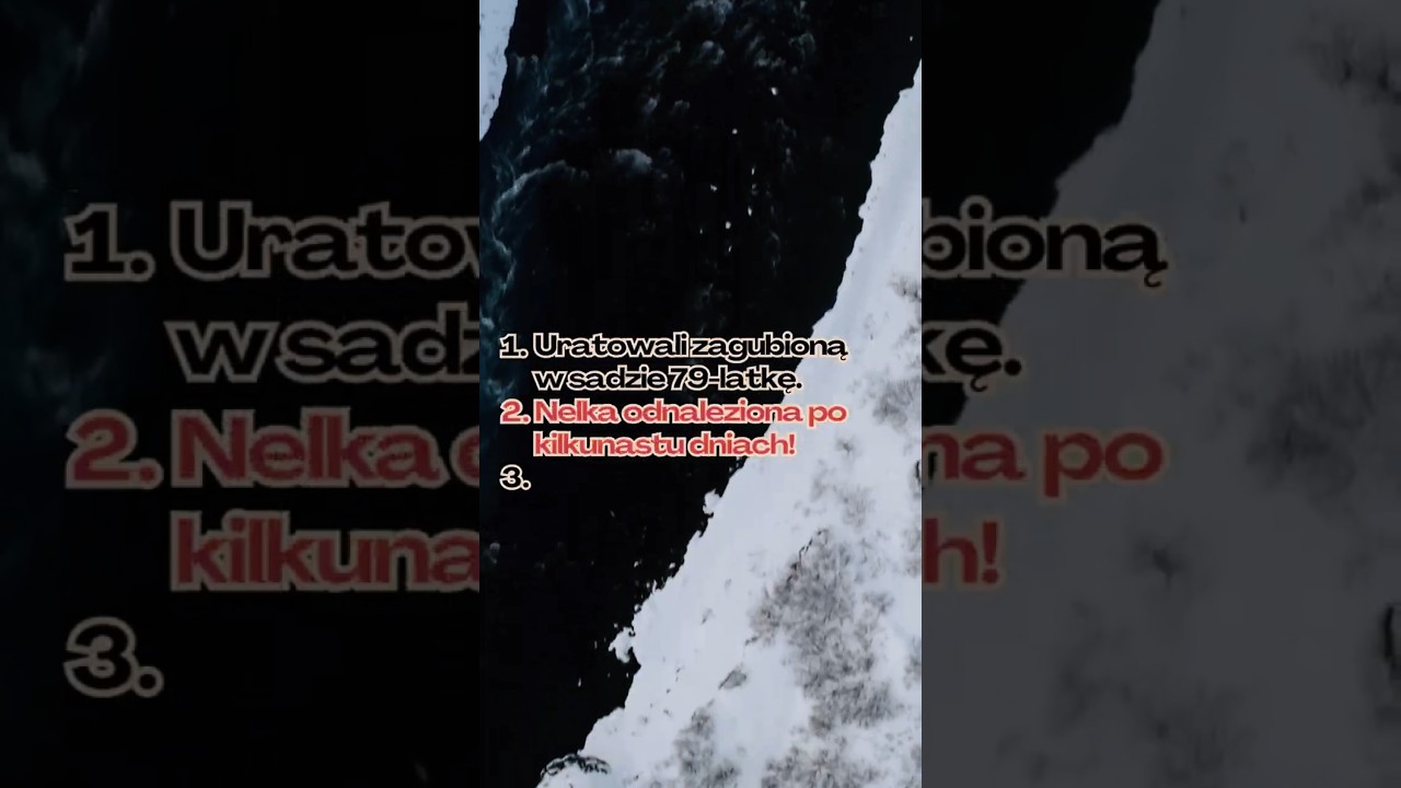 3 Tylko Dobre Newsy | Uratowana seniorka i suczka odnaleziona w piątek 13.