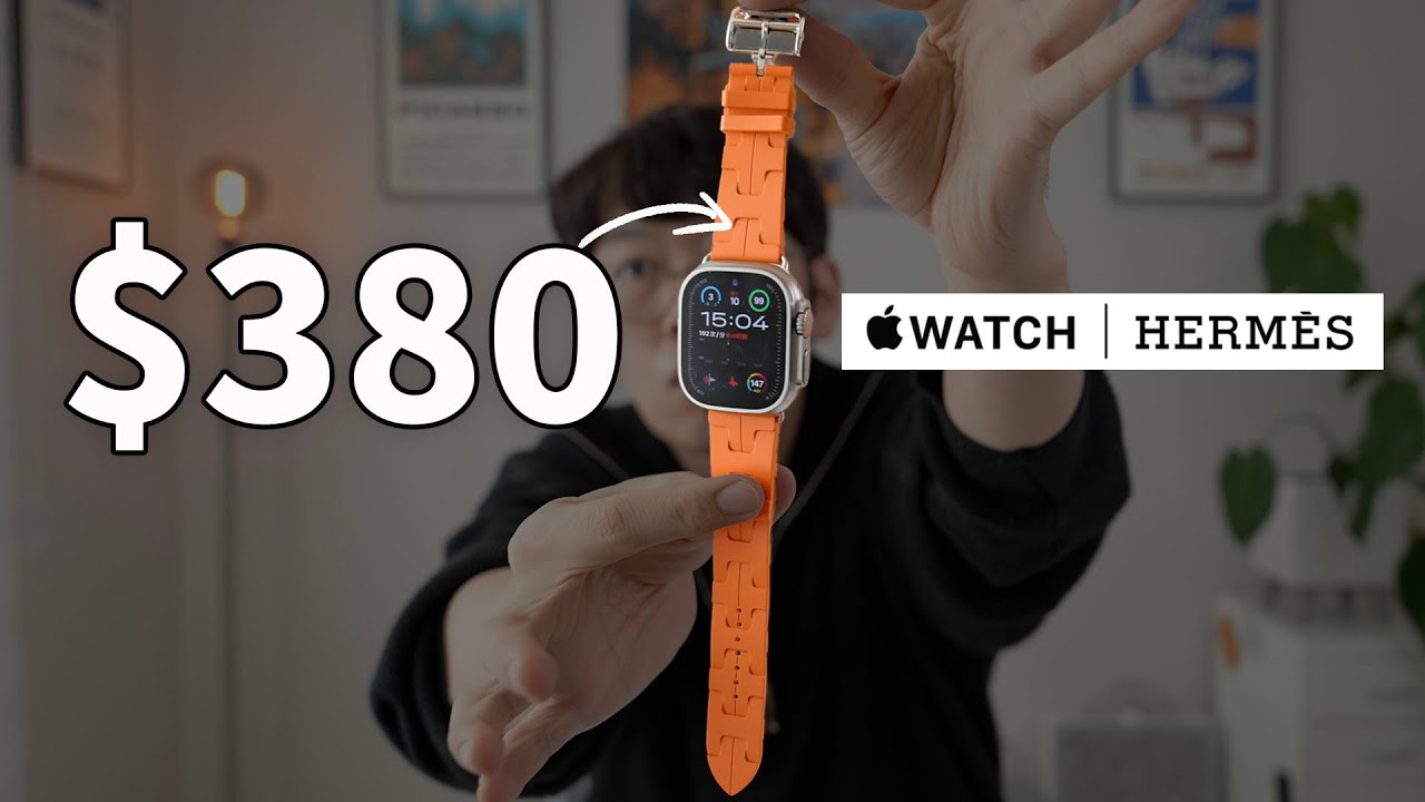 揭秘！380美元的愛馬仕Apple Watch Ultra橡膠錶帶真的值得買嗎？奢華與性價比的終極對決！ feat. 對比50美元NOMAD錶帶｜大耳朵TV
