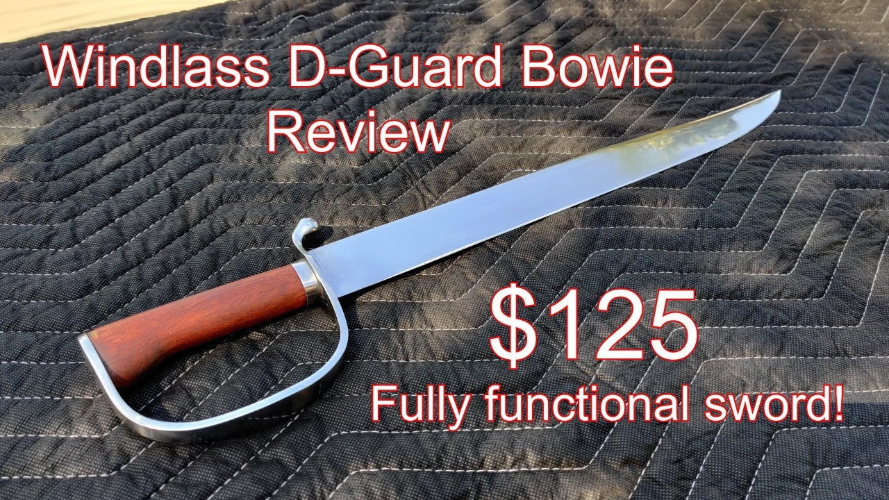 Обзор меча - Windlass D-Guard Bowie