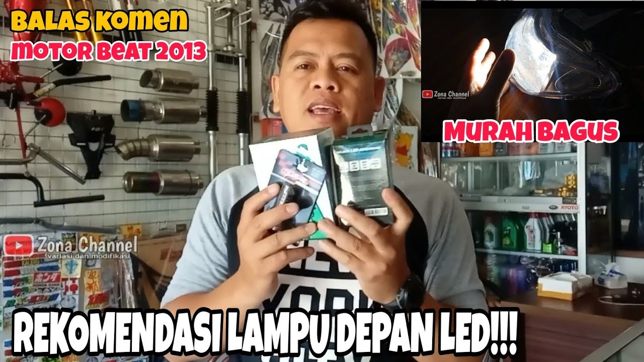 Rekomendasi lampu depan LED untuk semua motor l rikues beat 2013