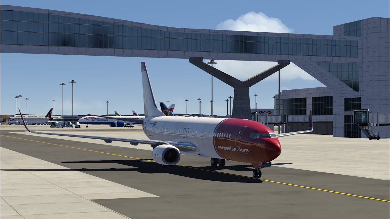 AeroflyFS Global - Boeing 737-800 Pre-flight, Engine Start, Taxi and Takeoff Tutorial.