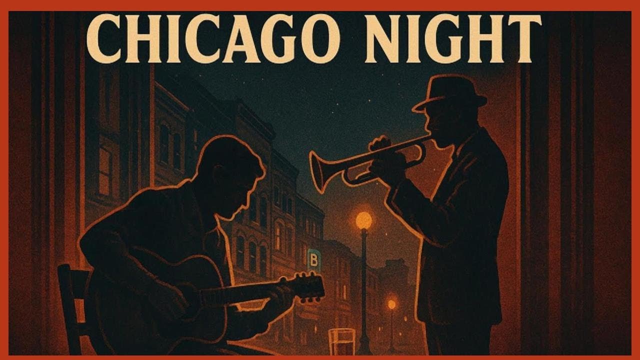 Smooth Chicago Blues - Relaxing Slow Blues played on Guitar and Trumpet