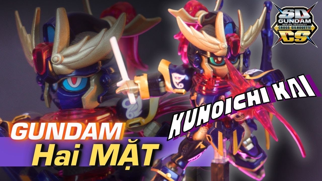 LẮP RÁP và SƠN SD có KHUNG XƯƠNG ! F-KUNOICHI KAI SD Gundam Cross Silhouette| Gundam Build Metaverse