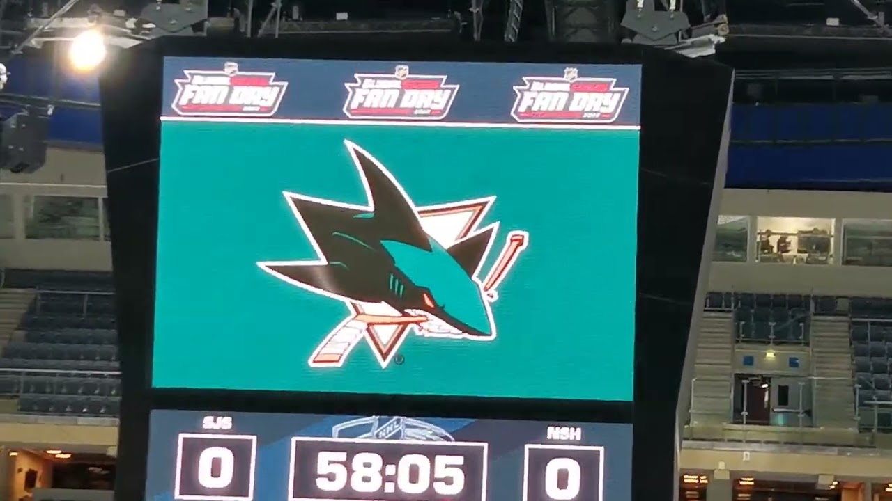 NHL Global Series 2022 - Nashville - San Jose - trénink, Praha, O2 Arena - 6.10.2022