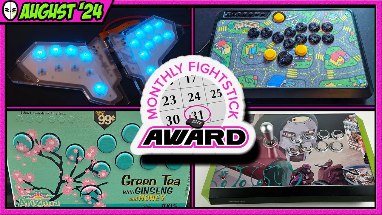 Check these AWESOME Reddit arcade sticks! Fightstick of the Month!