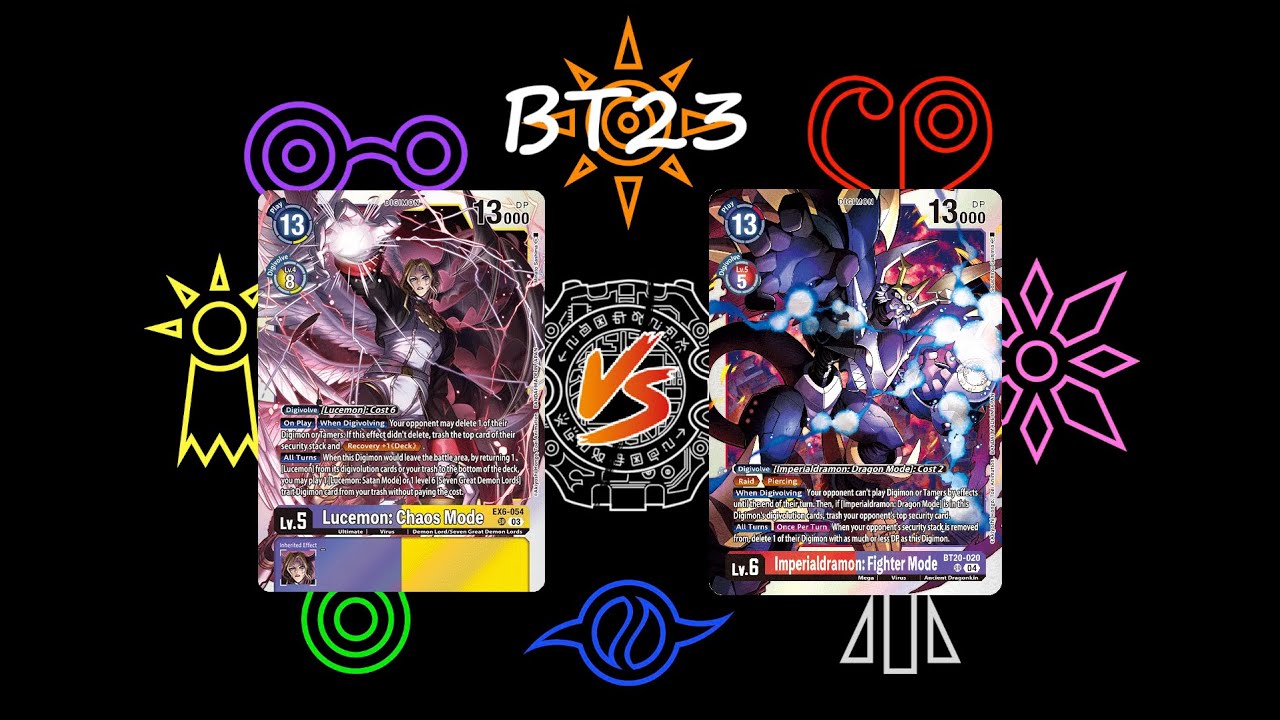 {BT23} Lucemon Vs Imperial Virus - Digimon Card Game