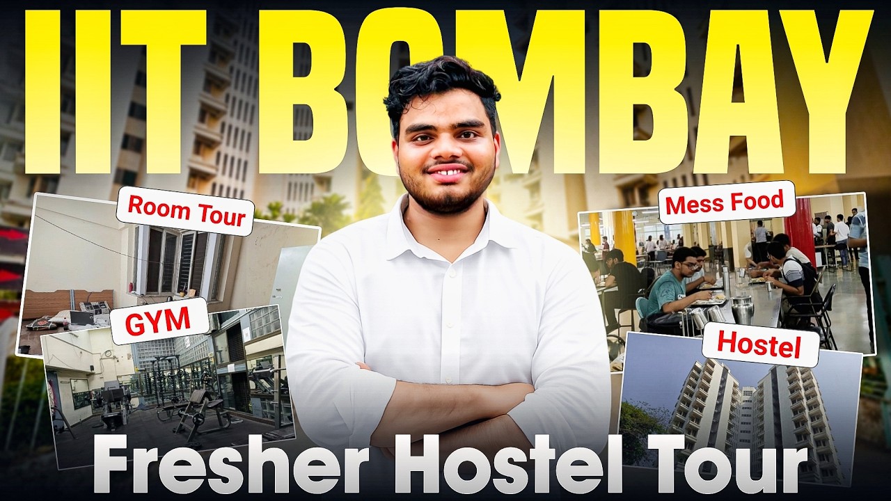 FRESHERS HOSTEL IIT BOMBAY TOUR