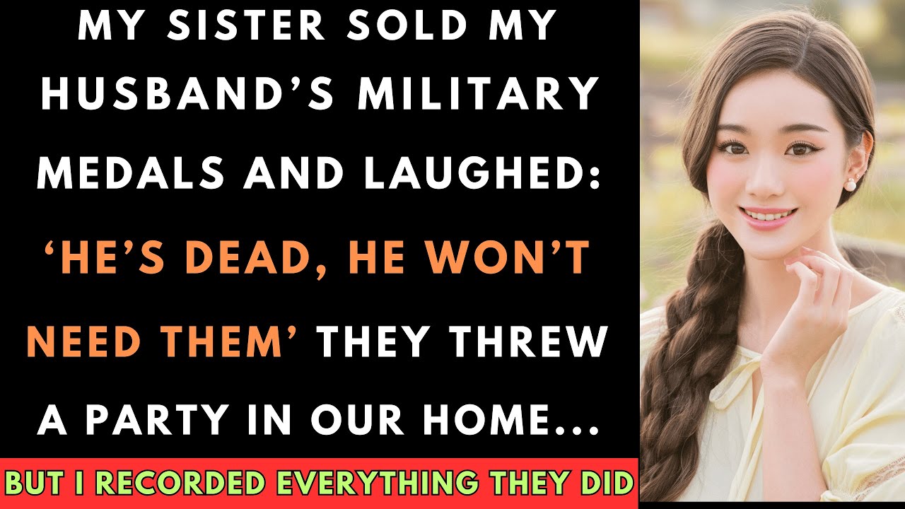 My Sister Sold My Husband’s Medals and Said “He’s Dead, He Won’t Need Them” but I Made Her Regret It