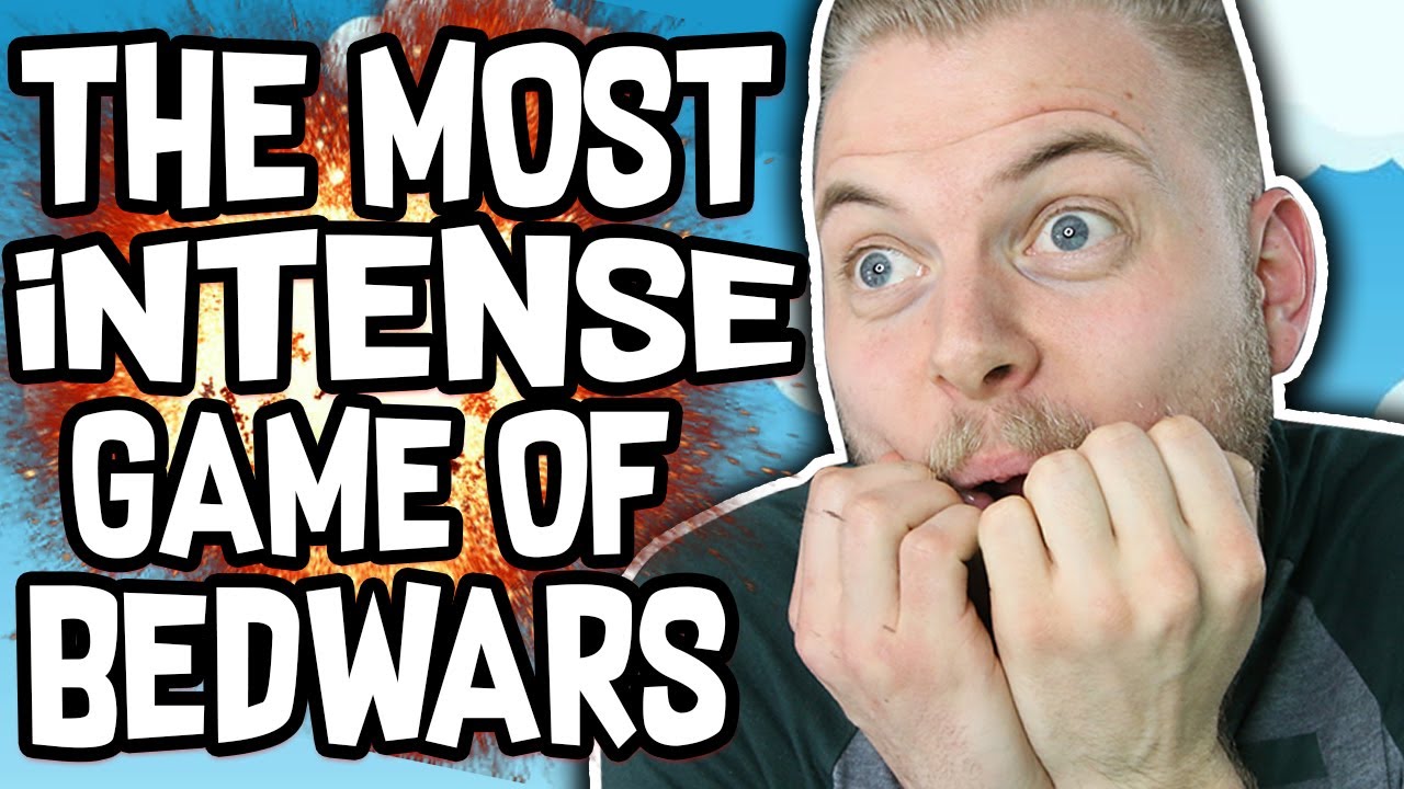 THE MOST INTENSE GAME OF BEDWARS!! - Minecraft Mini Game