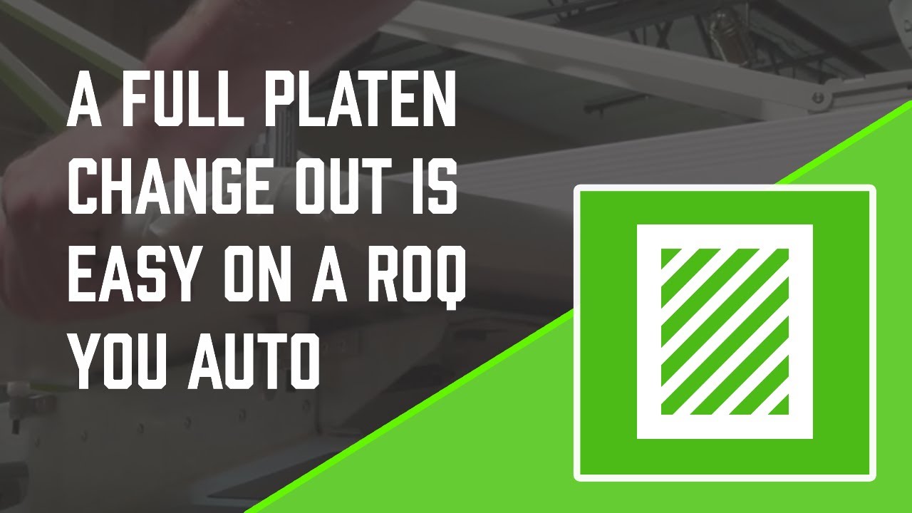 Easy Pallet Change Over on ROQ Automatic Presses