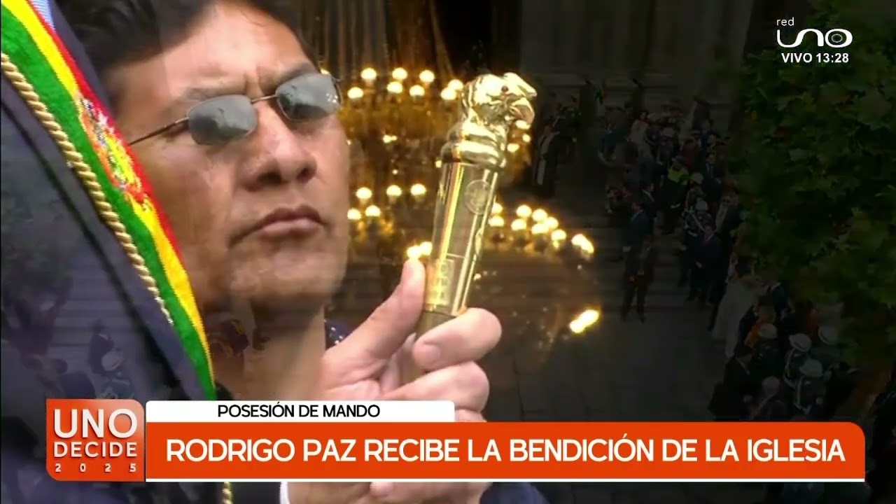 IGLESIA BENDICE AL NUEVO PRESIDENTE RODRIGO PAZ