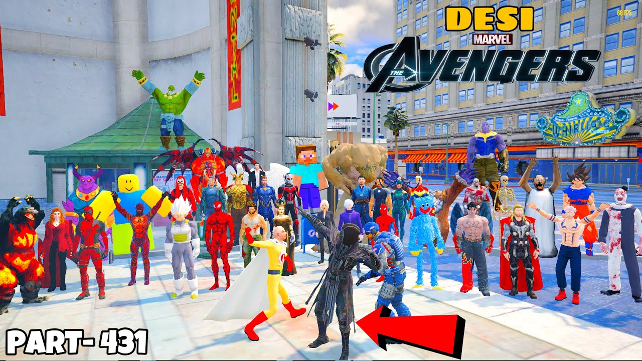 DESI Avengers and Deadpool Found Hidden Evil Magician Location with ODIN in GTA 5 | GTA V MODS #431