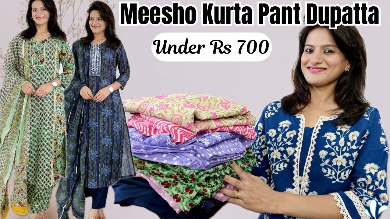 Meesho best selling kurti, kurta set haul under 700 l Meesho new kurta set review #meesho #sale