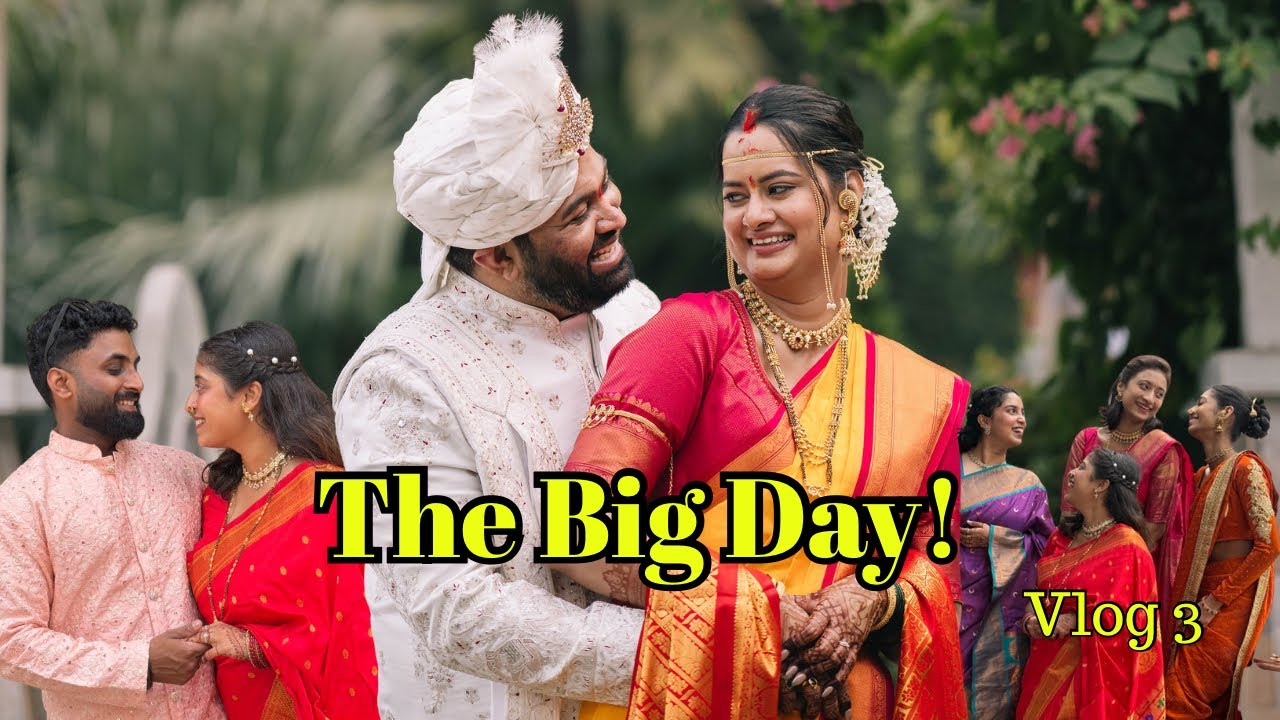 Dadu Cha Lagna Vlog 3 💛 | Fun Wedding Day + Reception | #UtkiAnki ✨