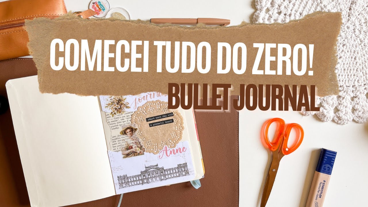 Bullet Journal Agosto 2023: Começando o Bullet Journal do Zero!