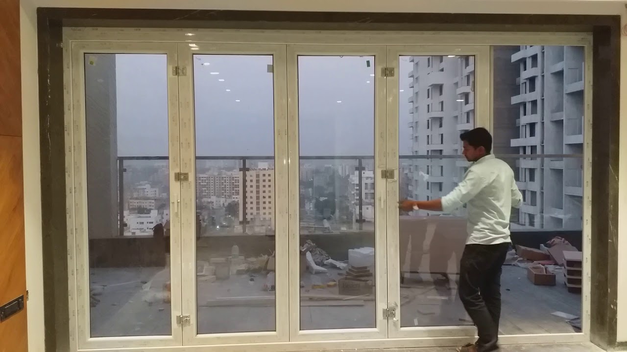 Upvc window sliding folding doors