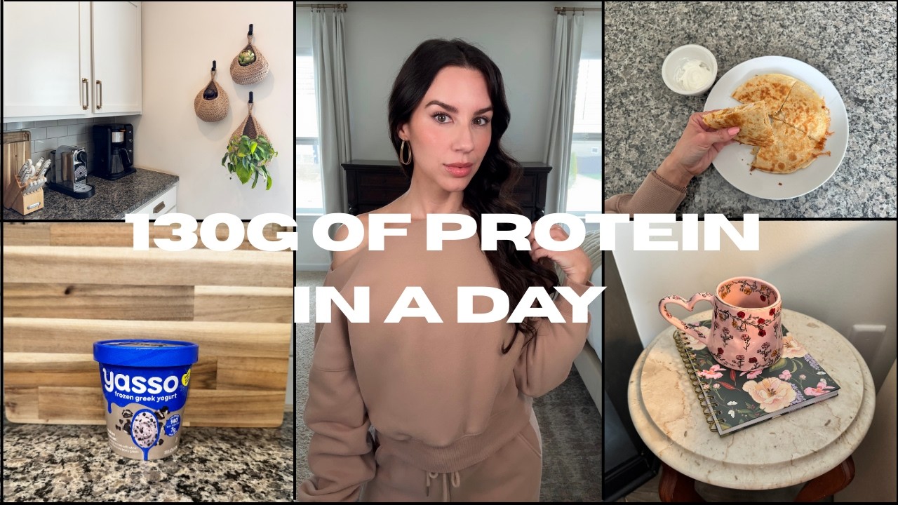 Mom Life & 130g Protein A Full Day of Eating with Kids, Sickness & Delicious Meals