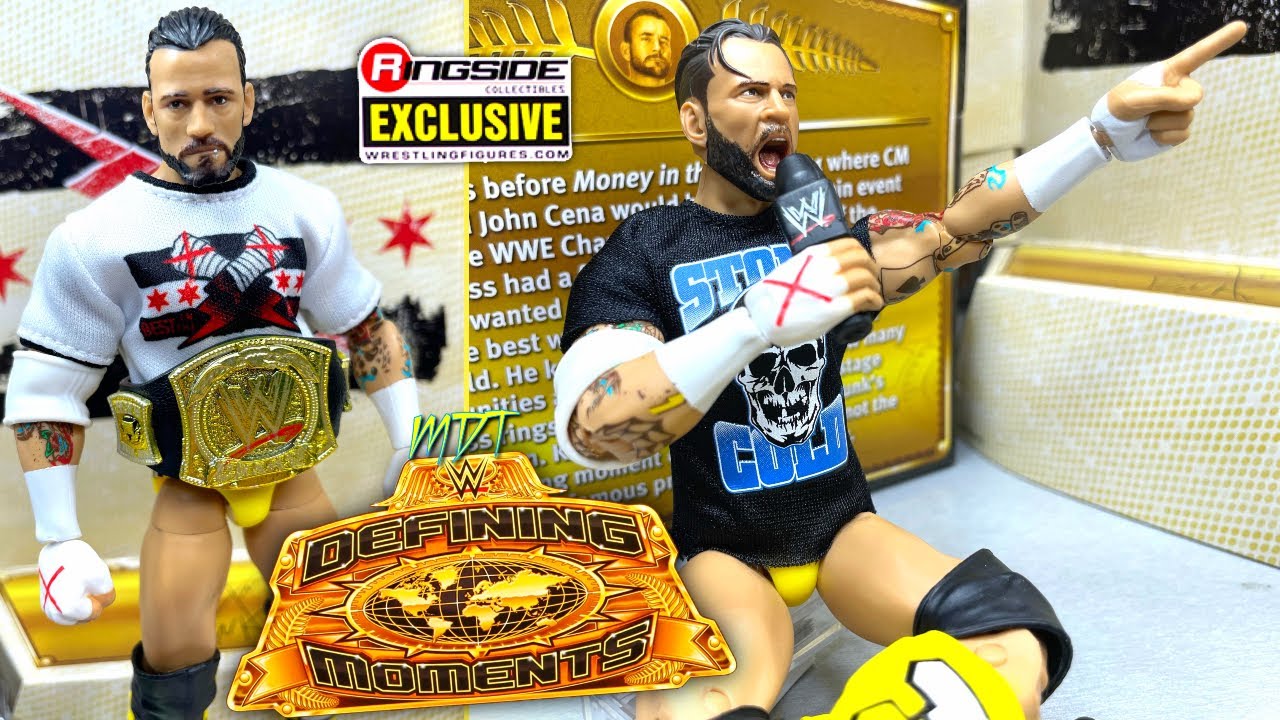 WWE ELITE DEFINING MOMENTS CM PUNK FIGURE REVIEW!