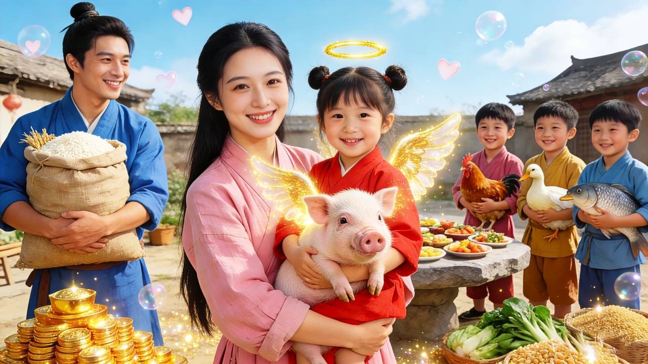 5-year-old girl reads minds in famine, leads family to wealth and becomes their favorite!