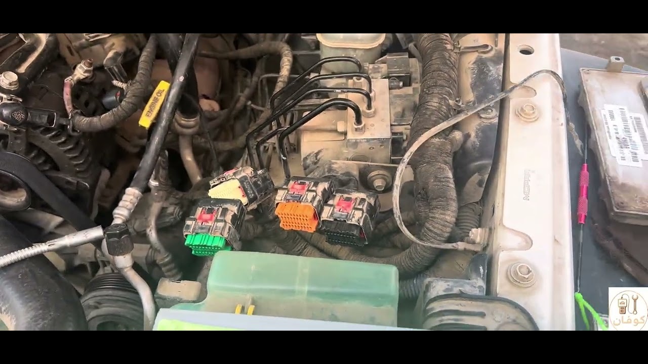 يوميات كوفان : عقل السيارة ضرب بسبب عطل داينمو ( جيب رانگيلر  .  Jeep Wrangler ECU programmering .