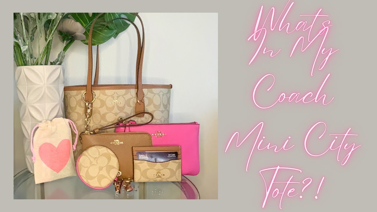 WIMB: Coach Mini City Tote 👜 | NaturallyNesh