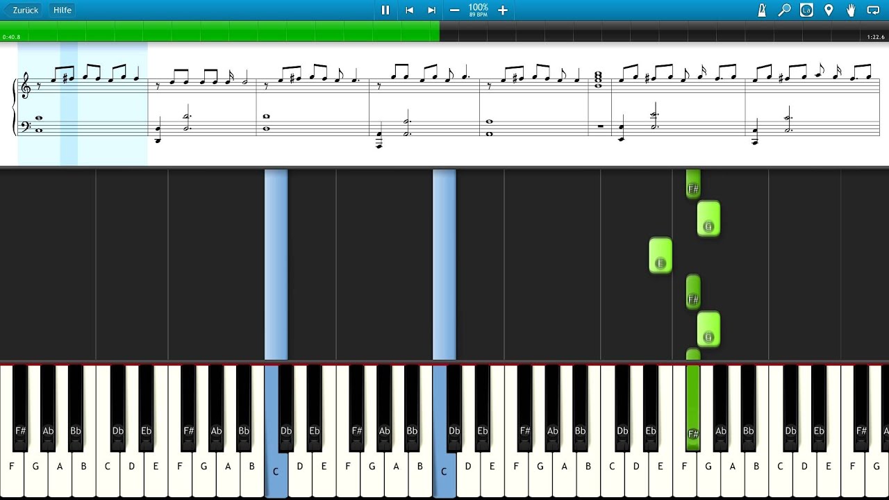 [Synthesia] Antiheld (#TubeClash Song) Piano Tutorial